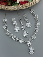 Manira Necklace Set -Silver