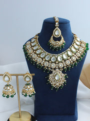 Sharvika Bib Necklace Set