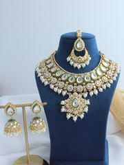 Sharvika Bib Necklace Set