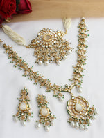 Pavitra Layered Necklace Set-Ivory