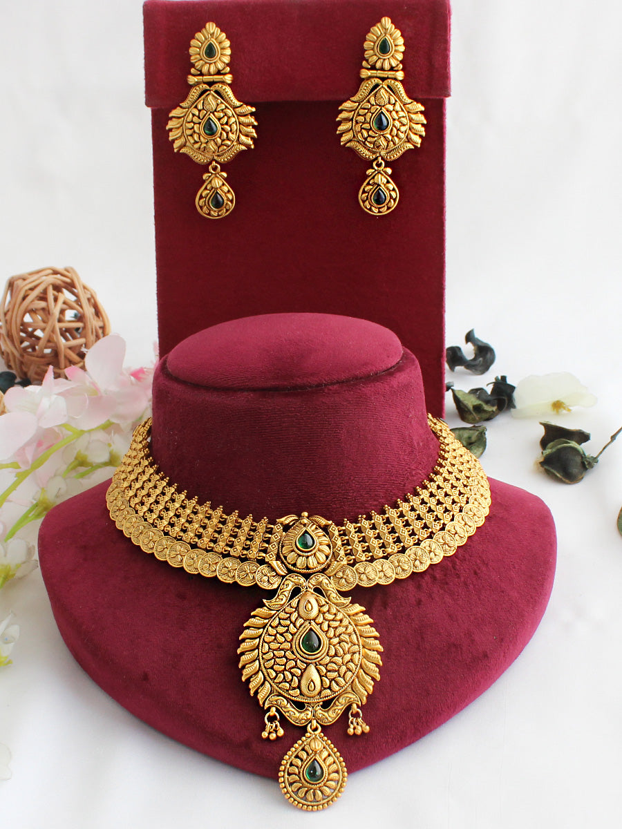 Janki Bib Necklace Set