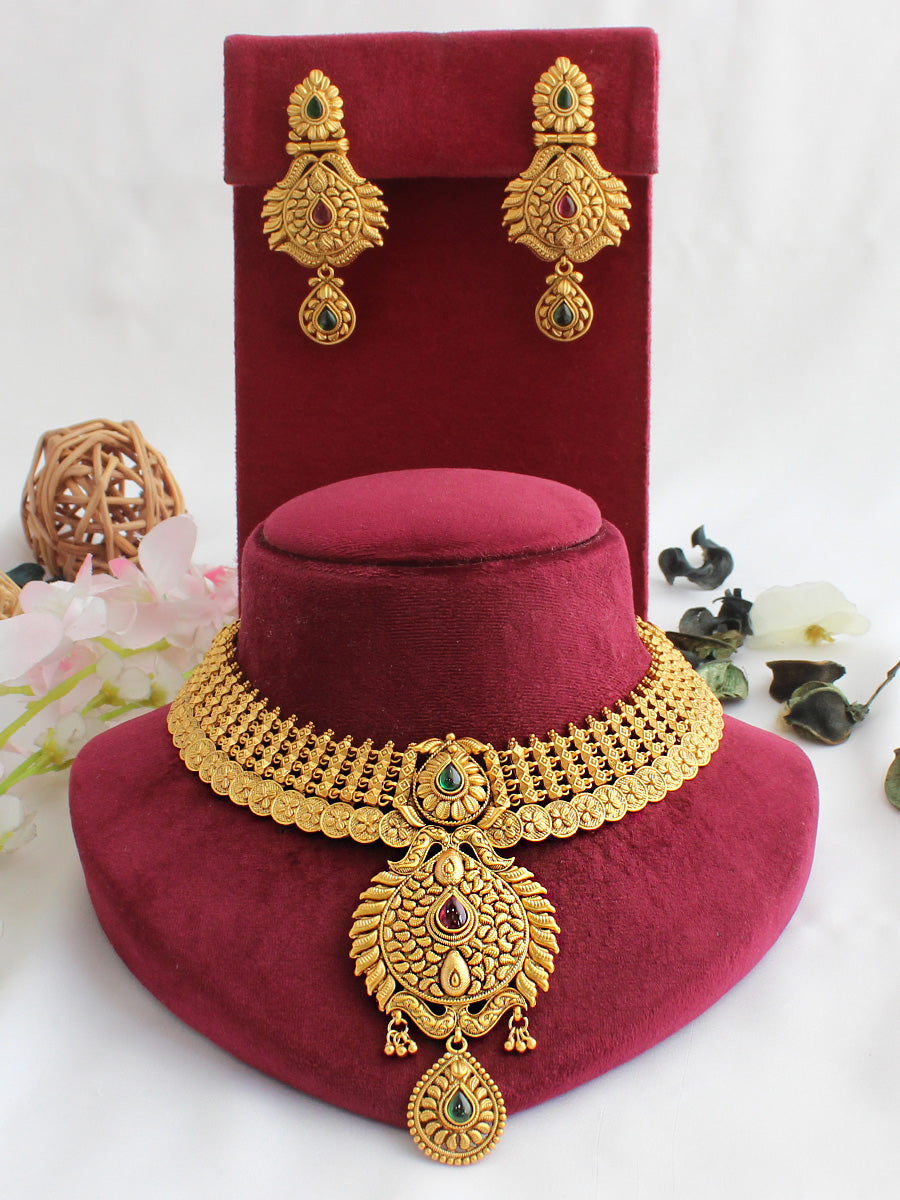 Janki Bib Necklace Set