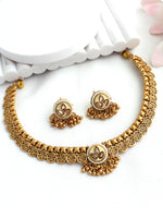 Lekha Necklace Set-Gold