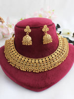 Nandita Necklace Set-Gold
