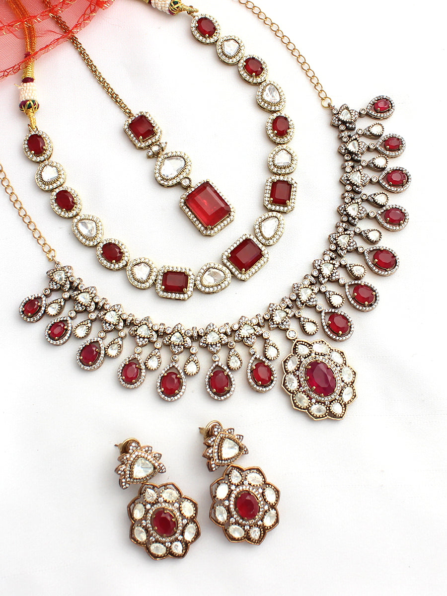 Neeti Layered Necklace Set