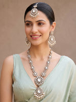 Pranita Long Necklace Set-Gold