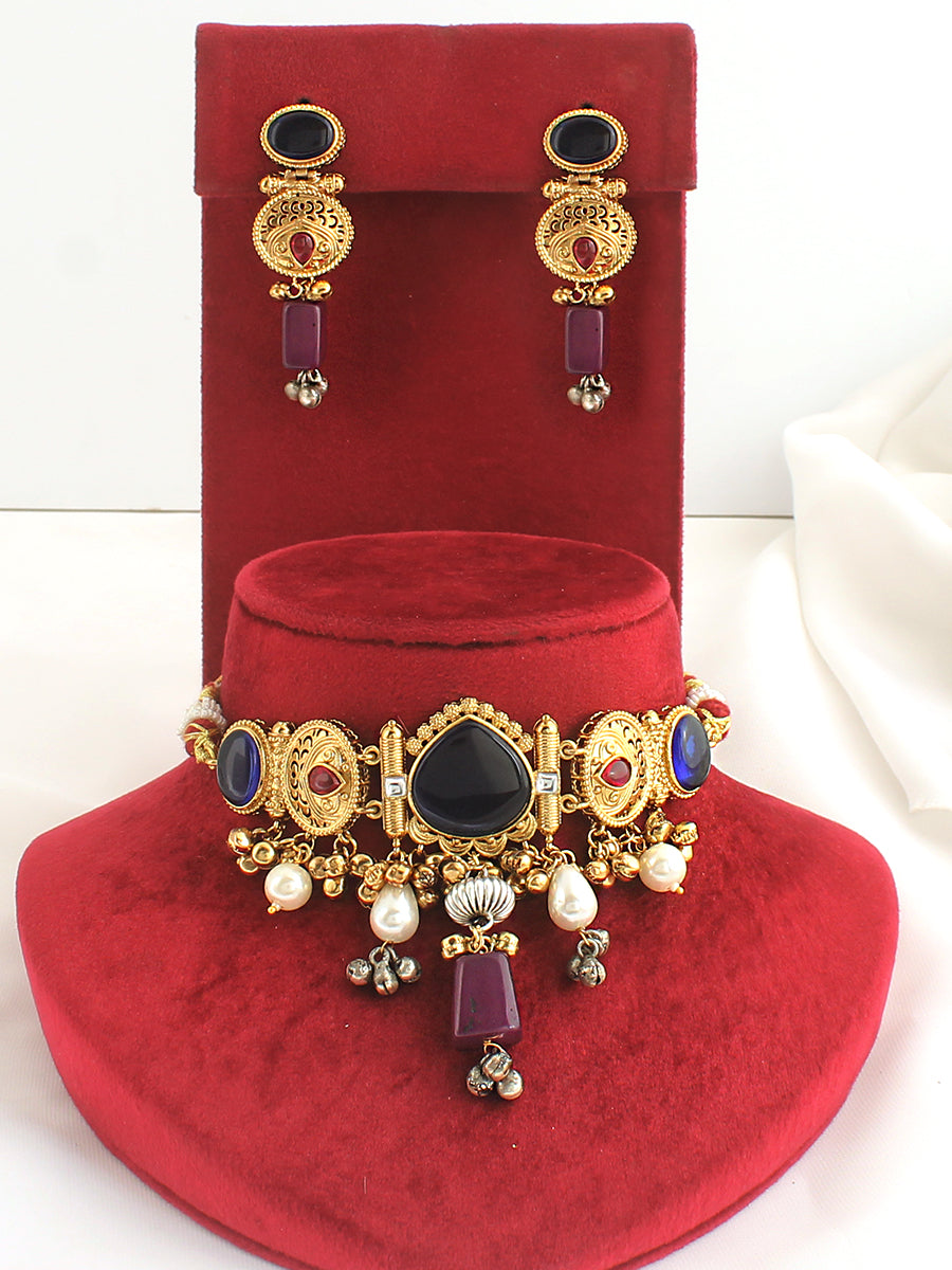 Maya Choker Necklace Set