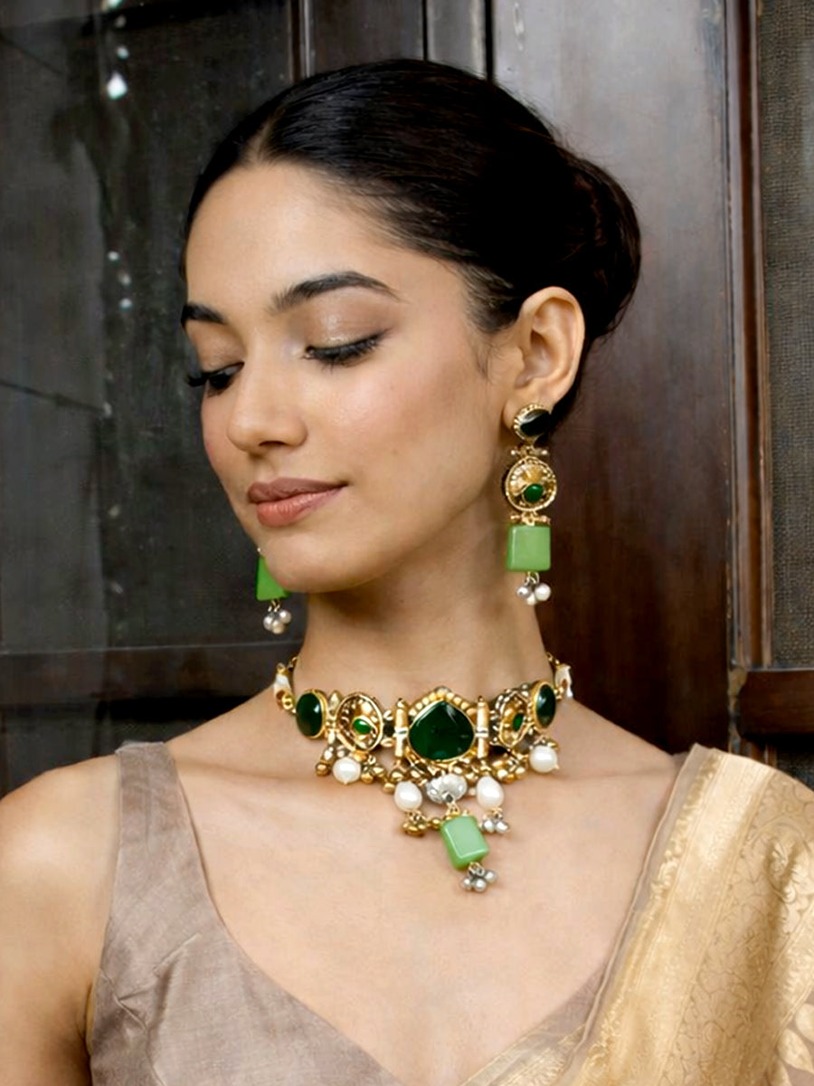 Maya Choker Necklace Set