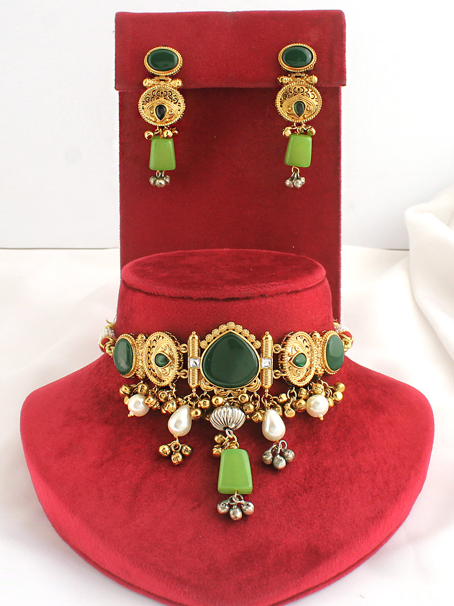 Maya Choker Necklace Set