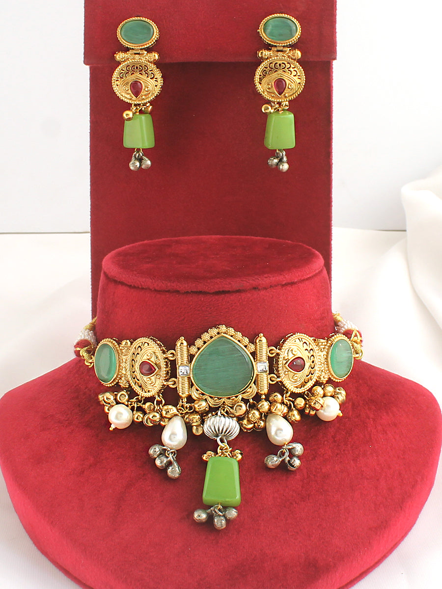 Maya Choker Necklace Set