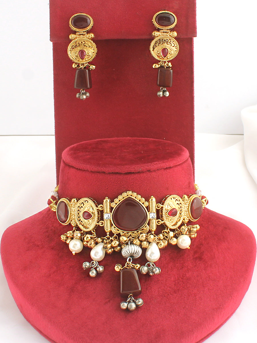 Maya Choker Necklace Set