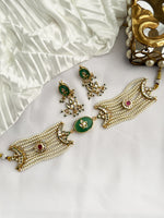 Antra Choker Necklace Set-Pearl