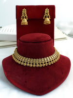 Dhruvika Necklace Set-Gold