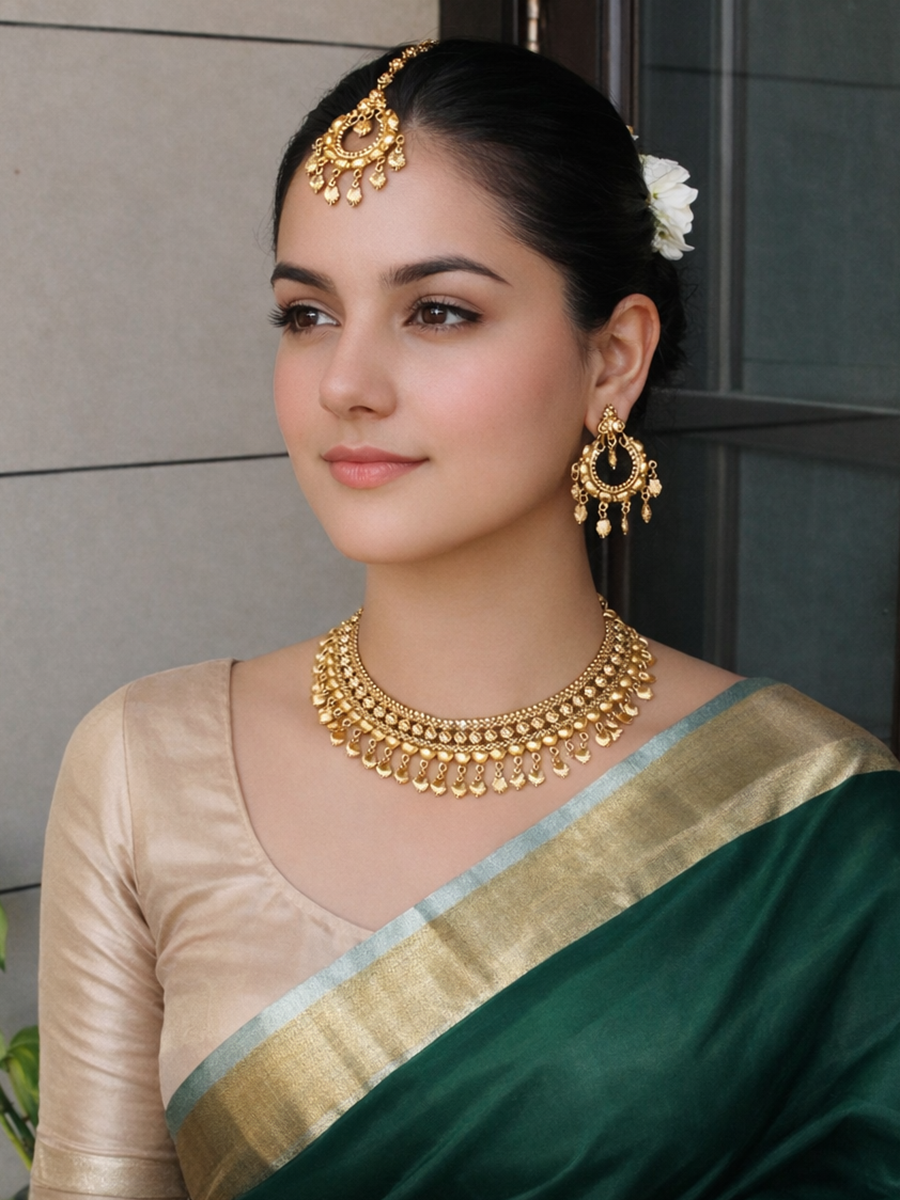 Tanusha Bib Necklace Set