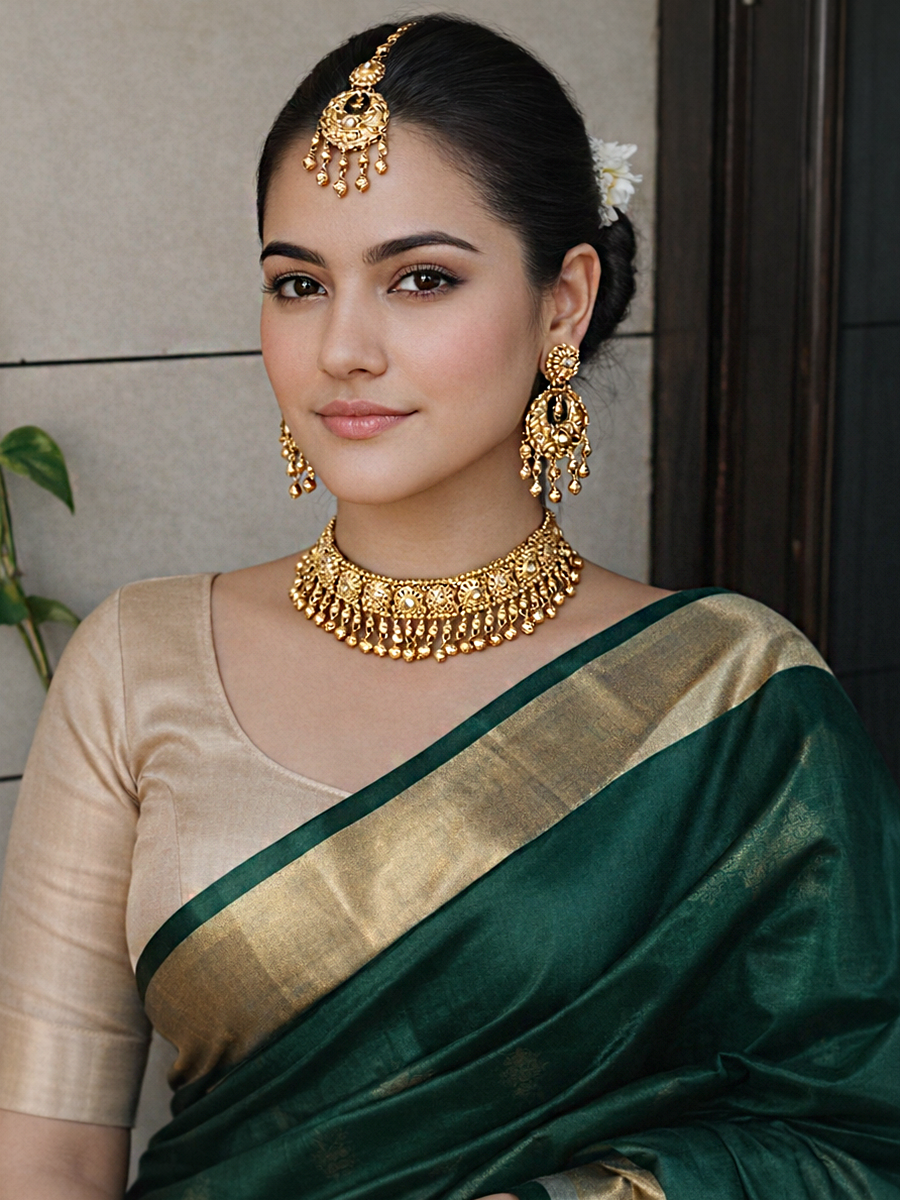 Rashmika Choker Necklace Set