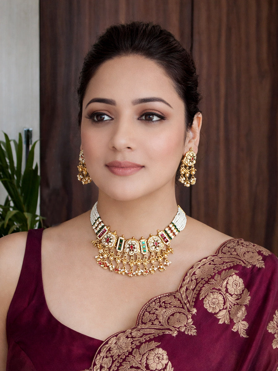 Nitara Bib Necklace Set