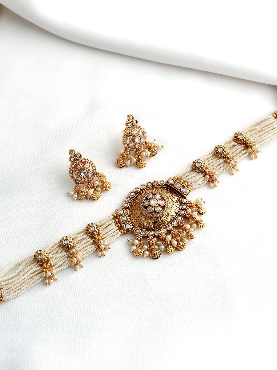 Arnika Choker Necklace Set