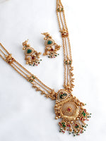 Rushali Long Necklace Set -Multi