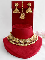 Chandrika Necklace Set-Gold