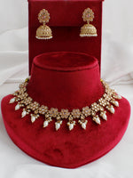 Mihira Necklace Set-Gold