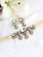 Raha Choker Necklace Set-Gold