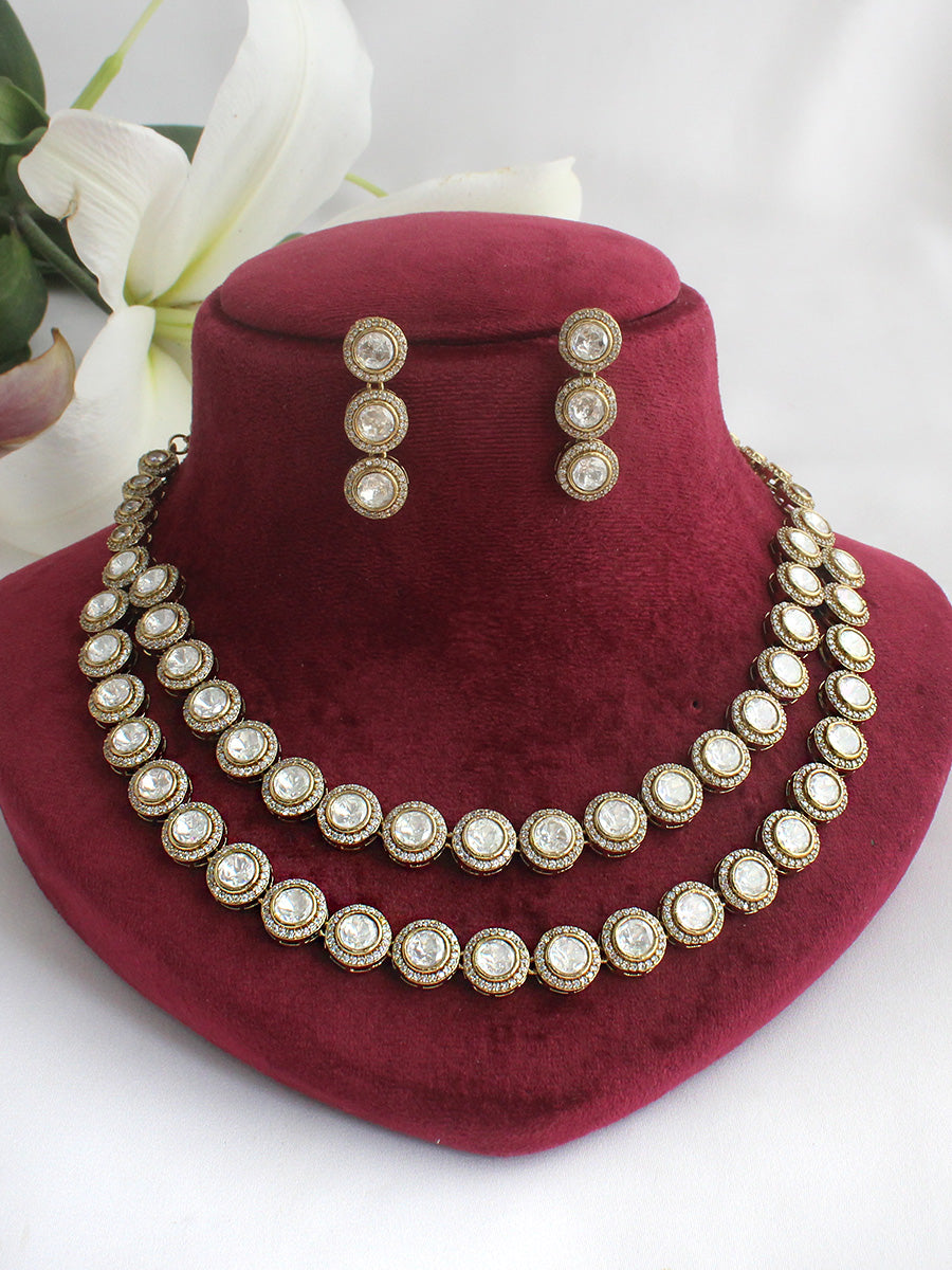 Ekisha Layered Necklace Set-Gold