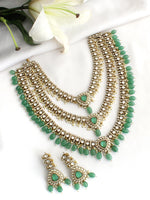 Miarsa Layered Necklace Set-Mint Green