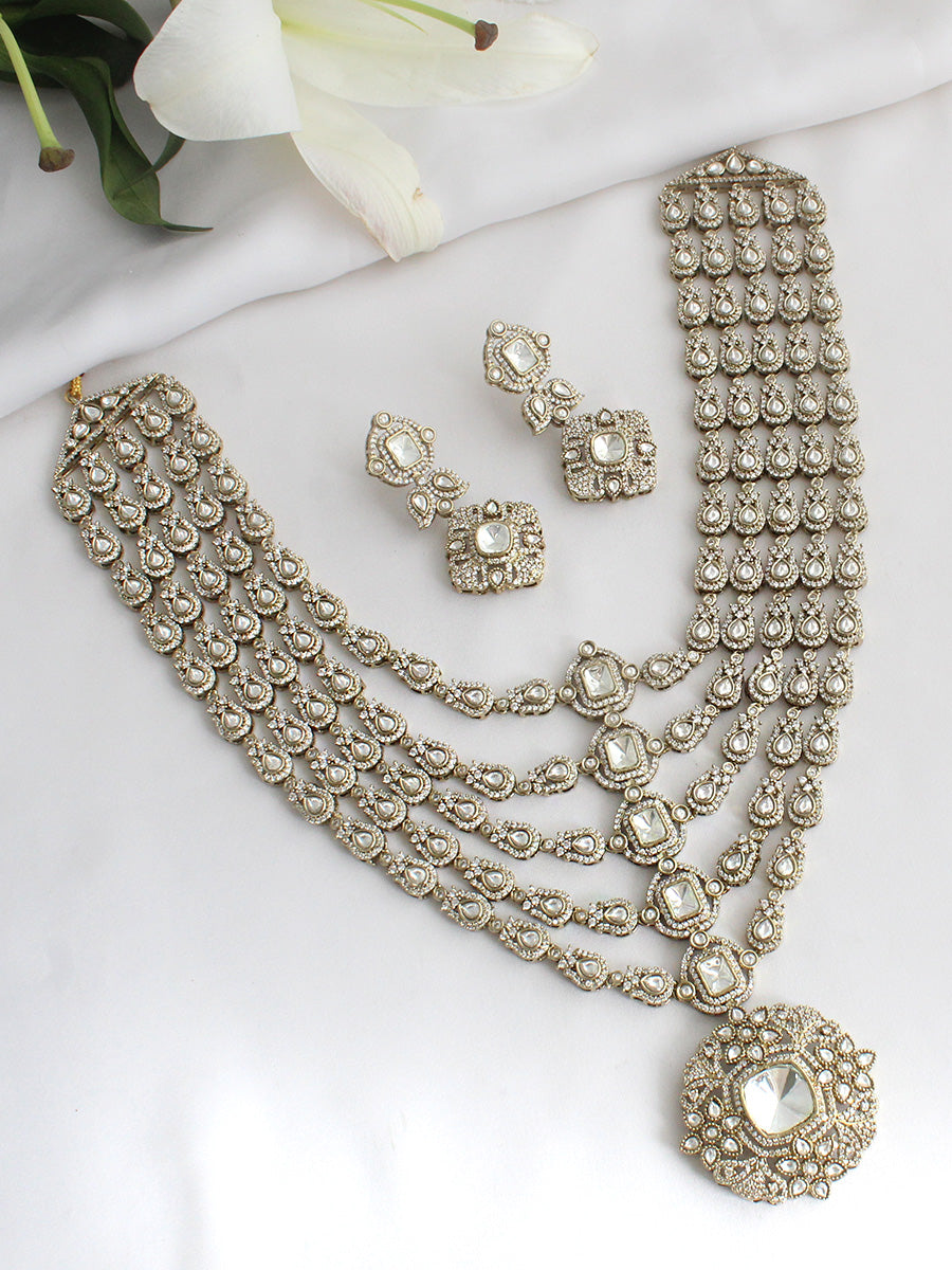 Manushi Layered Necklace Set-Gold
