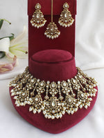 Kiyanvi Necklace Set-Gold