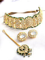 Mihira Choker necklace Set-Green