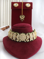 Mihira Choker necklace Set-Green