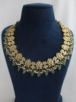 Yashvi Layered Necklace Set-Mint Green