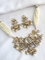 Rushali Necklace Set-Ivory
