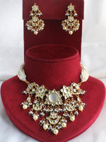 Rushali Necklace Set-Ivory