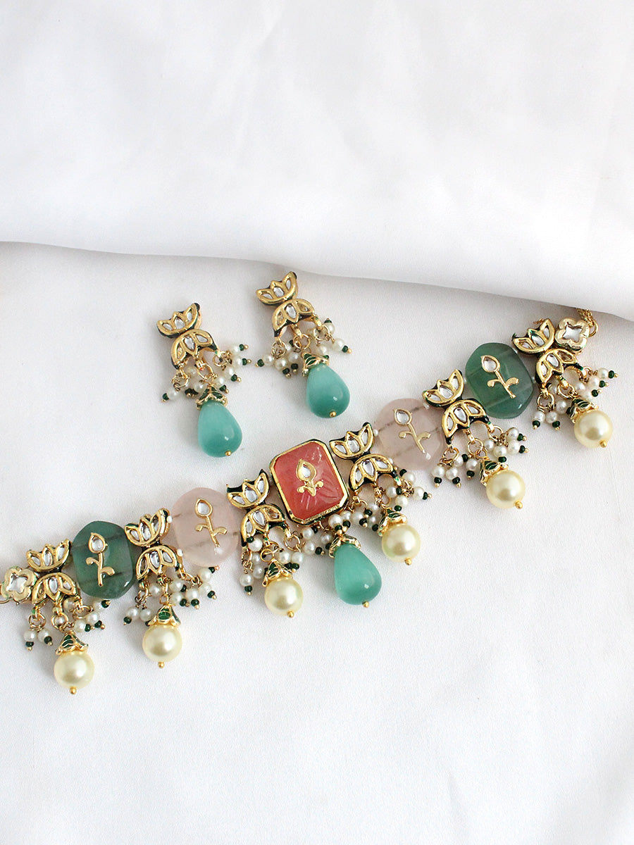 Lavanya Choker Necklace Set