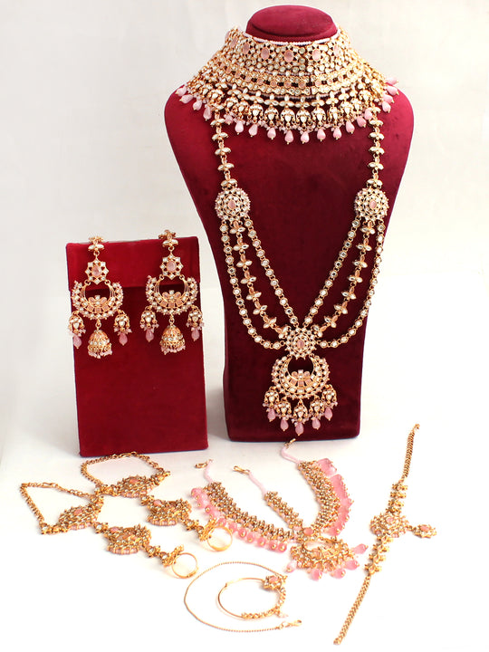 Akshara Bridal Set-Pastel Pink