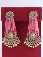 Diya Earrings-pink