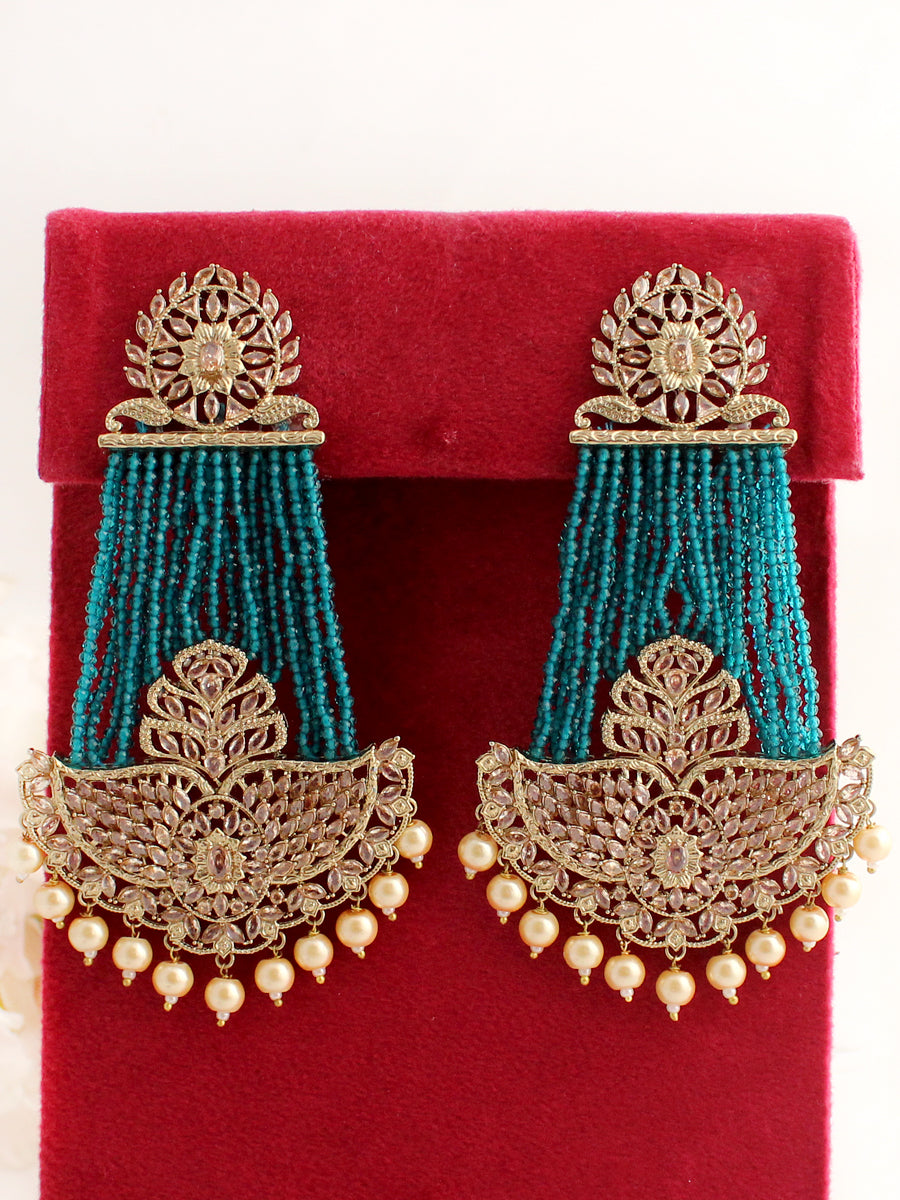 Shamita Earrings-Rama Green