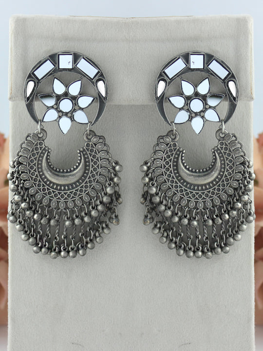 Erina Earrings-Antique Silver