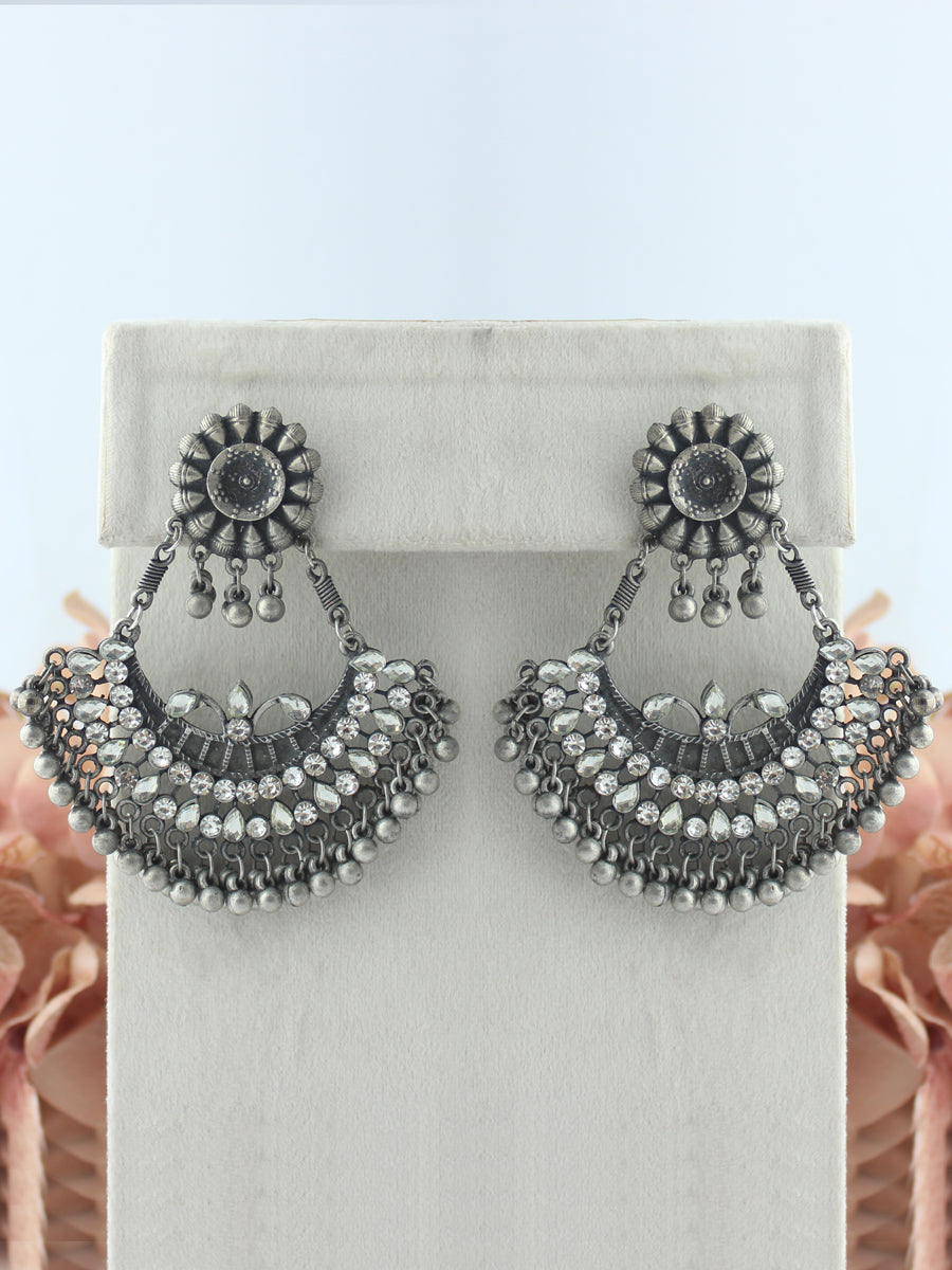 Risna Earrings-Antique Silver