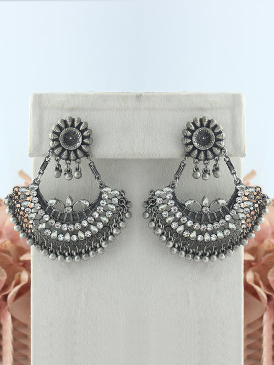 Risna Earrings-Antique Silver