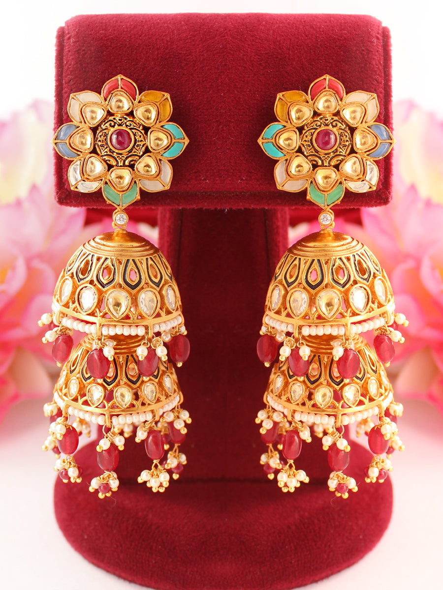 Bikaner Earrings-Multicolor