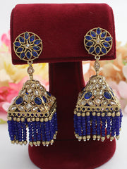 Azzah Earrings-Blue