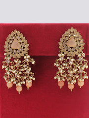 Sharvi Earrings-Peach