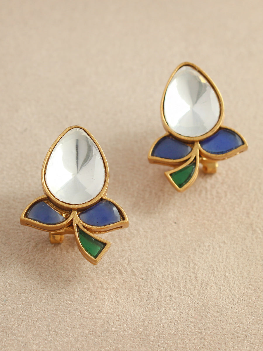 Kamakshi Earrings-Blue