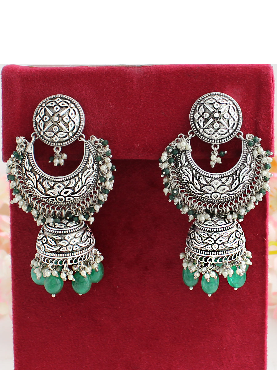 Pavitra Earrings-Green