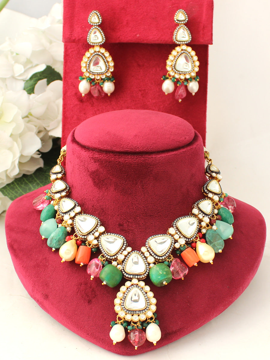 Patiala Bib Necklace Set