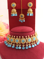 Saavi Necklace Set - Turquoise