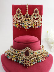 Shairy Necklace Set-Multicolor