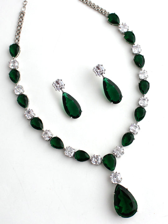 Oxford Necklace Set-Green